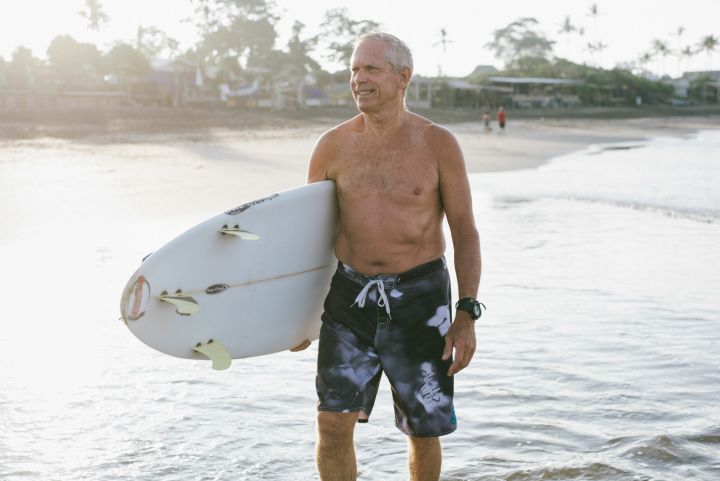 Dennis W. Smith surfing Bali